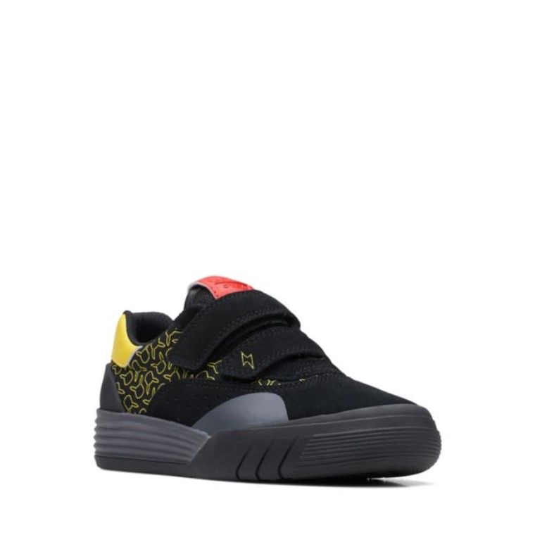 Clarks Cica Niebla Niño Negro Negro