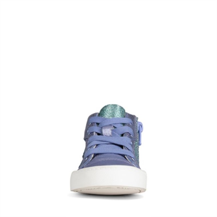Clarks City Myth Niño Cuero Lila Cuero Lila