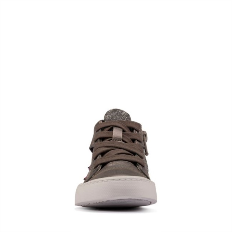 Clarks City Myth Niño Cuero Peltre Cuero Peltre