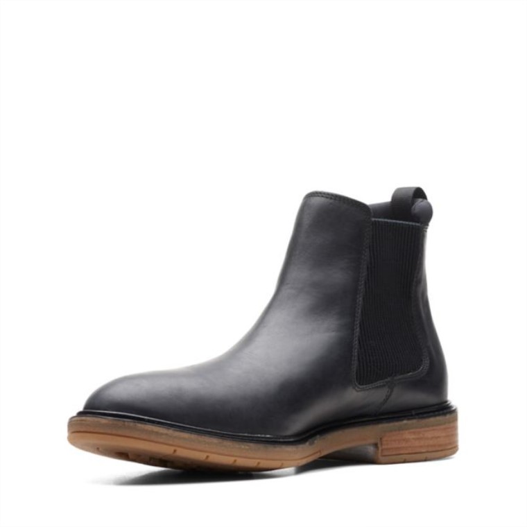 Clarks Clarkdale Hall Cuero Negro Cuero Negro