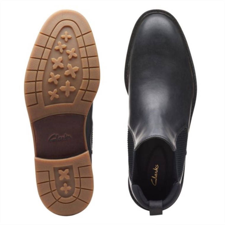 Clarks Clarkdale Hall Cuero Negro Cuero Negro