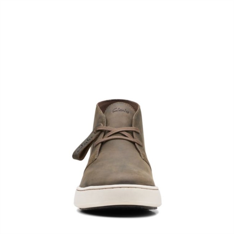 Botas Clarks Court Lite Desert Cuero Oliva Cuero Oliva