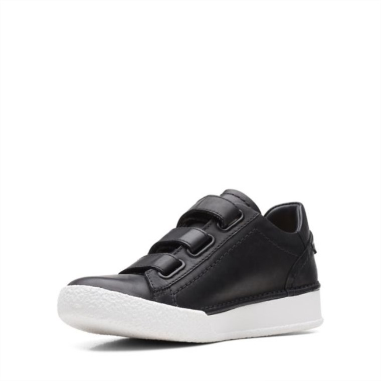 Clarks Craft Cup Correa Cuero Negro Cuero Negro