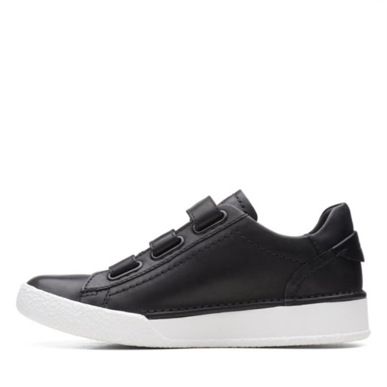 Clarks Craft Cup Correa Cuero Negro Cuero Negro
