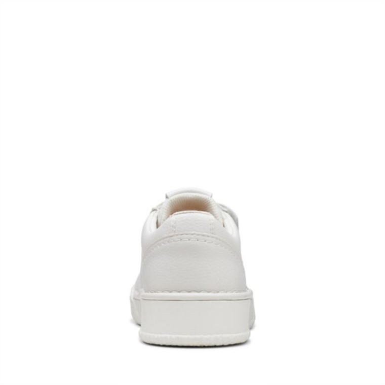 Clarks Craft Cup Walk Cuero Blanco Cuero Blanco