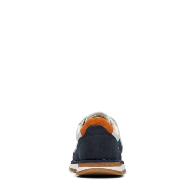 Clarks Craft Run Tor Niño Combinación Azul Marino Combinación Azul Marino