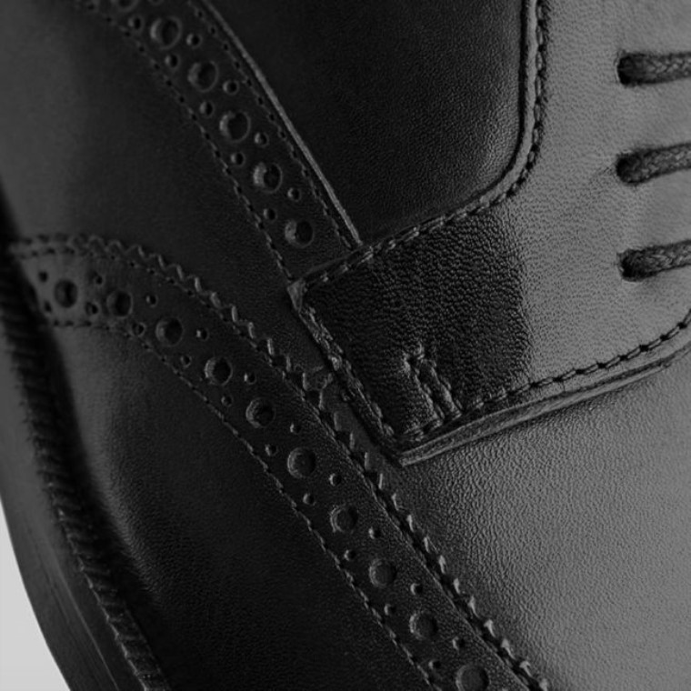 Clarks Craftdean Ala Cuero Negro Cuero Negro