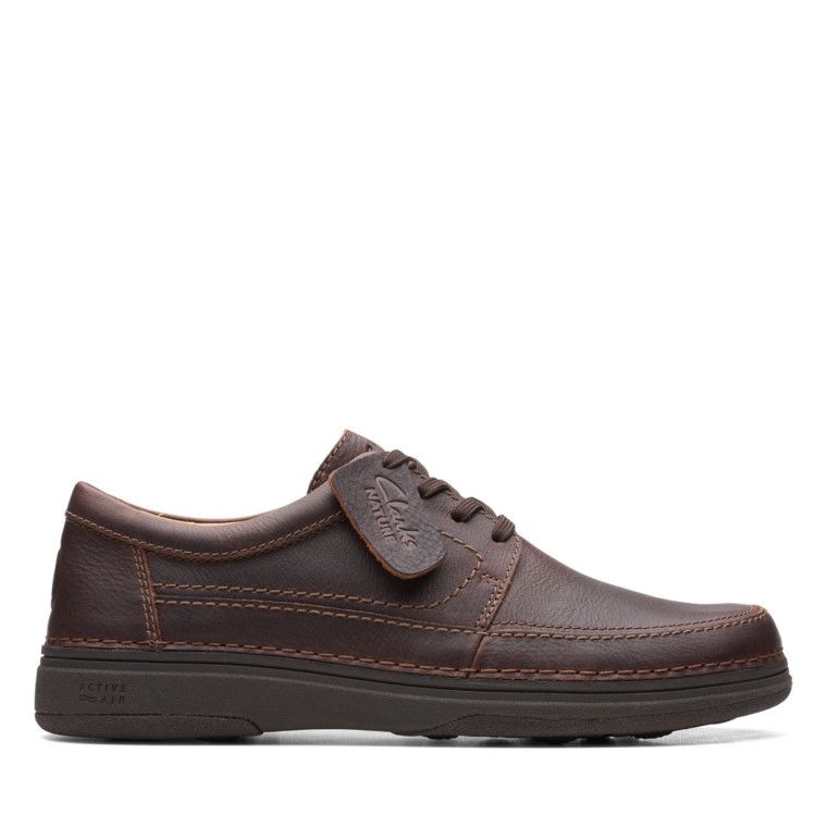 Clarks Cuero Marrón Oscuro Naturaleza 5 Lo Cuero Marrón Oscuro
