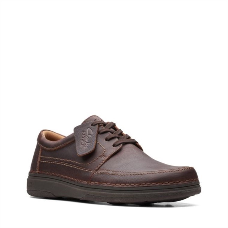 Clarks Cuero Marrón Oscuro Naturaleza 5 Lo Cuero Marrón Oscuro