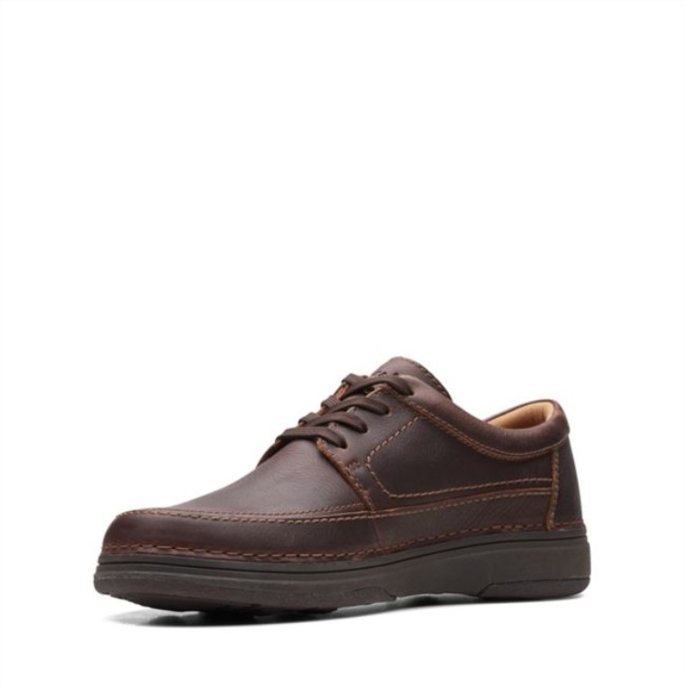 Clarks Cuero Marrón Oscuro Naturaleza 5 Lo Cuero Marrón Oscuro