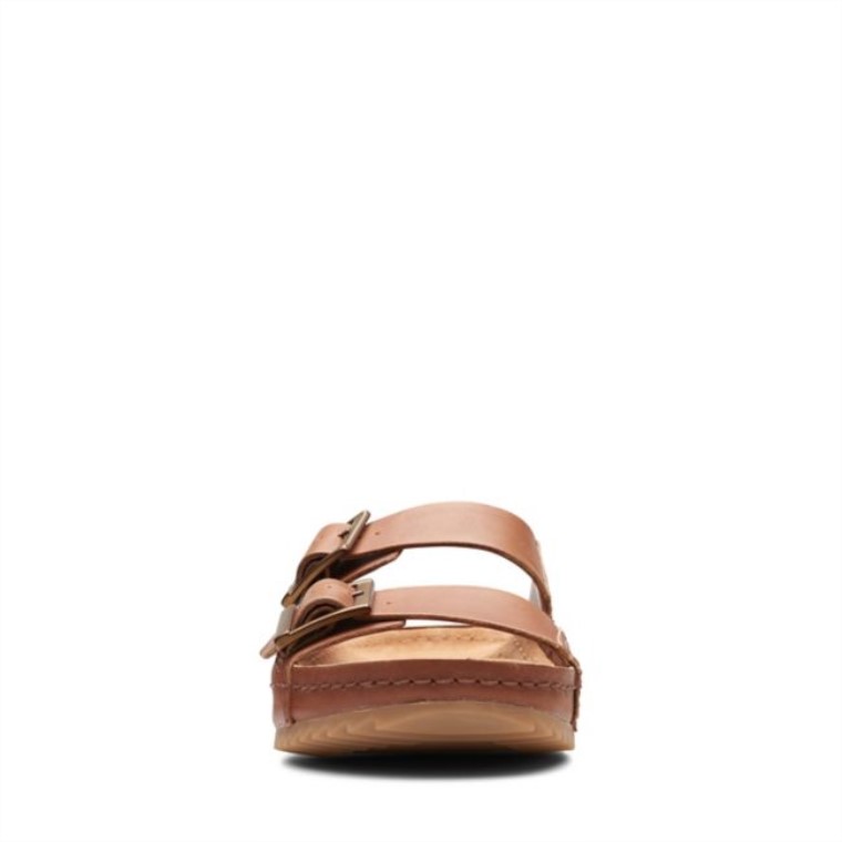 Clarks Cuero Marrón Oscuro Brookleigh Sun Cuero Marrón Oscuro