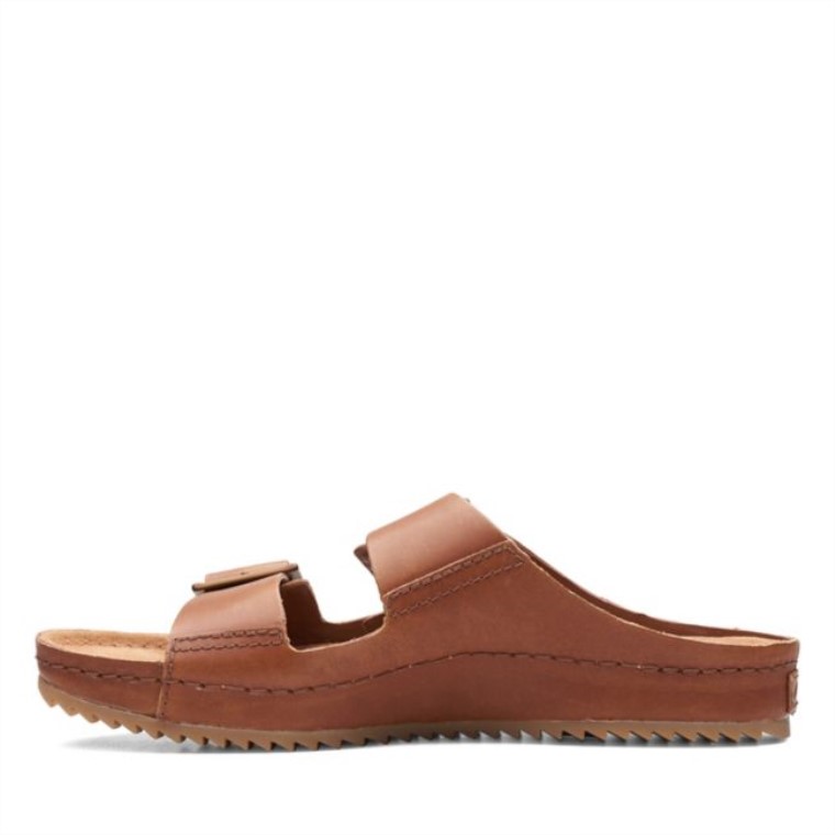 Clarks Cuero Marrón Oscuro Brookleigh Sun Cuero Marrón Oscuro