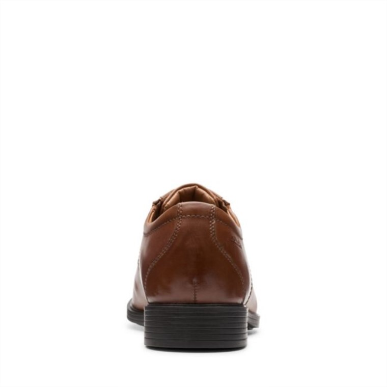 Gorro Whiddon De Cuero Marrón Oscuro Clarks Cuero Marrón Oscuro