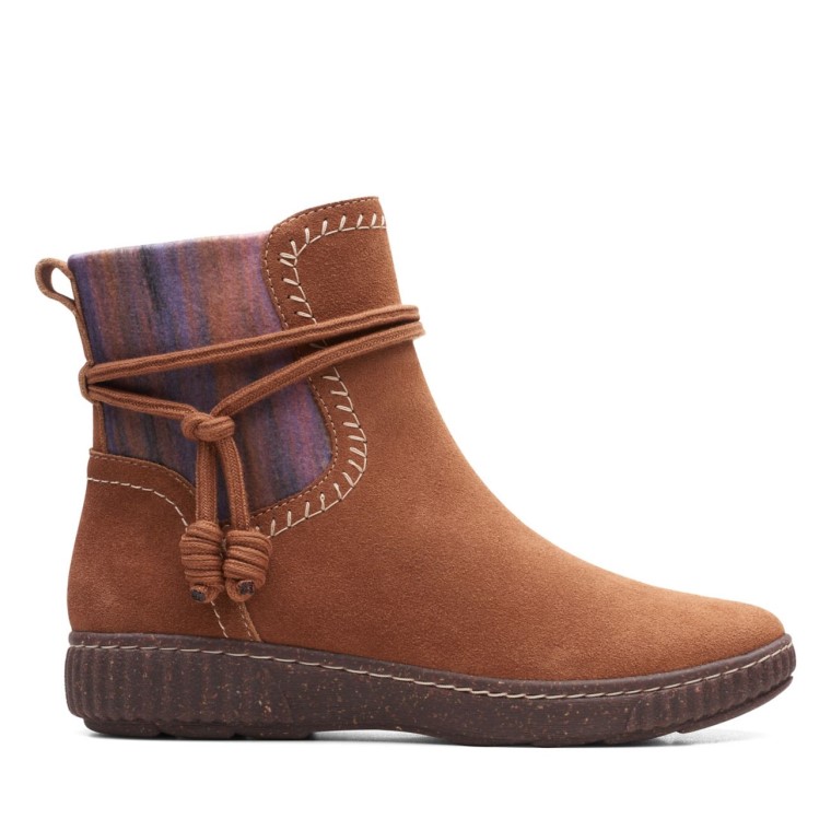 Clarks Ante Tostado Oscuro Caroline Lily Ante Tostado Oscuro