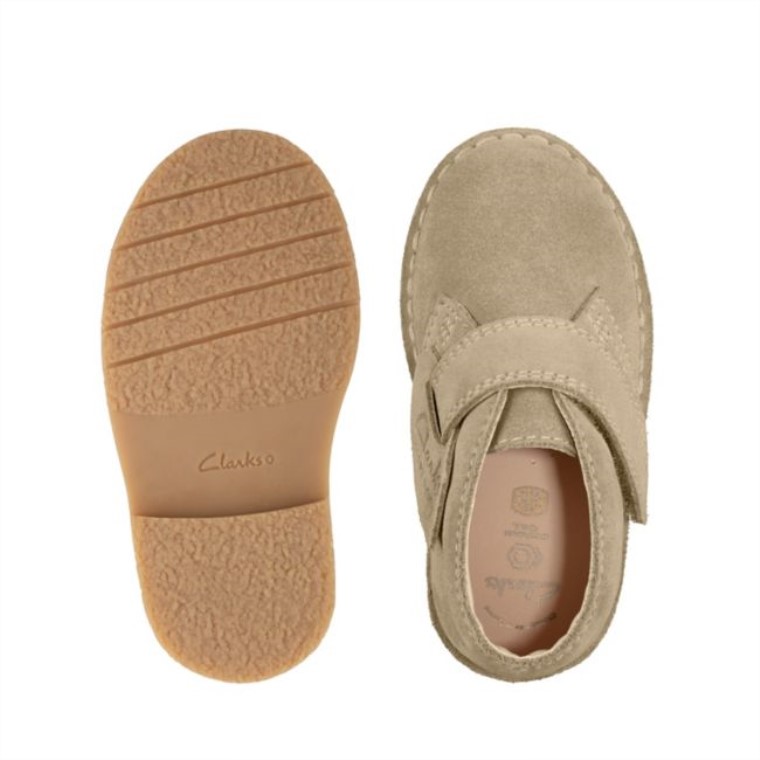 Botas Clarks Desert 2 Para Niños Pequeños Sand Suede Sand Suede