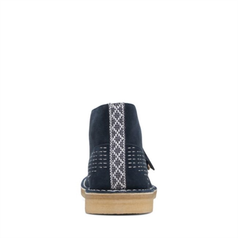 Botas Safari Clarks Azul Marino Sashiko Azul Marino Sashiko