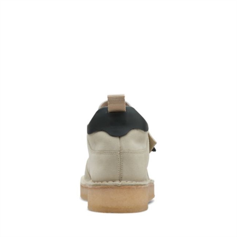 Clarks Desert Run Off White Suede Off White Suede