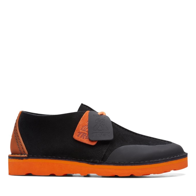 Clarks Deserttrekftre Negro/naranja Negro/naranja