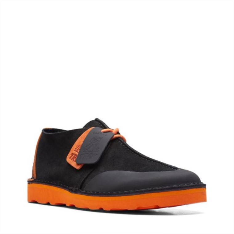Clarks Deserttrekftre Negro/naranja Negro/naranja