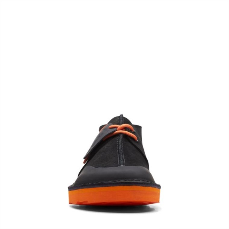 Clarks Deserttrekftre Negro/naranja Negro/naranja