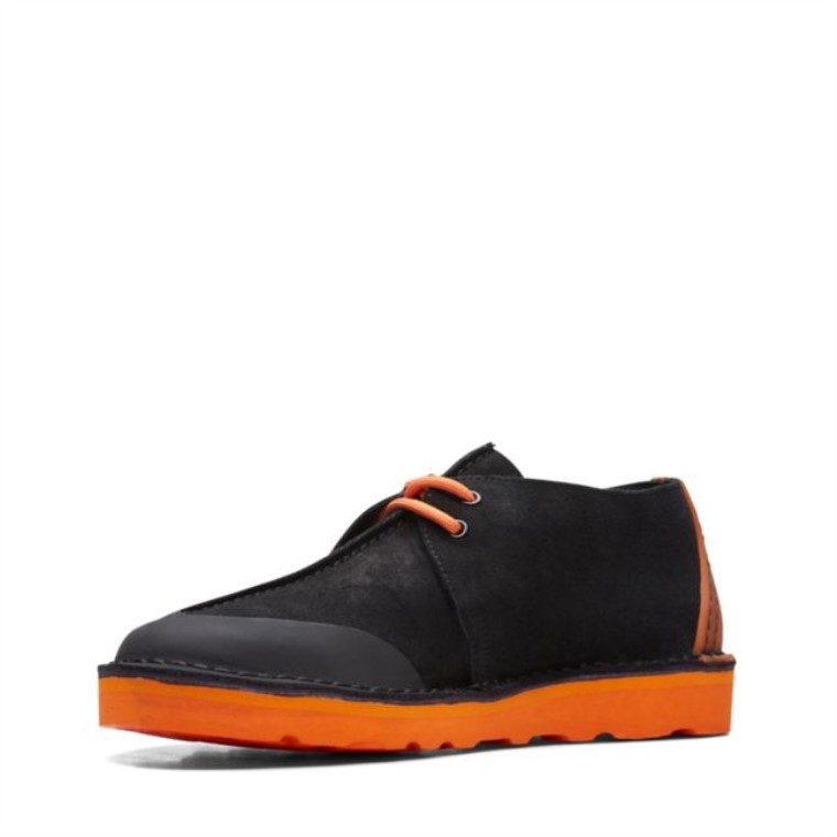 Clarks Deserttrekftre Negro/naranja Negro/naranja