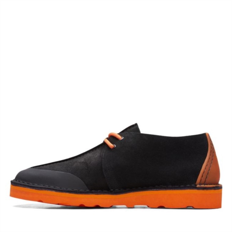 Clarks Deserttrekftre Negro/naranja Negro/naranja