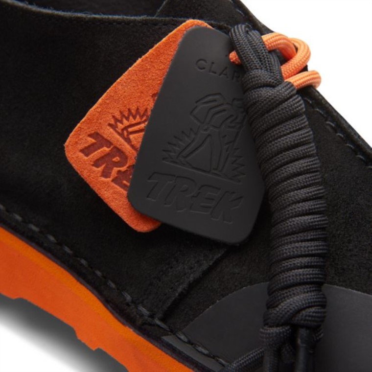 Clarks Deserttrekftre Negro/naranja Negro/naranja