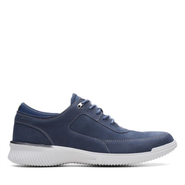 Clarks Donaway Encaje Nubuck Azul Marino Nubuck Azul Marino
