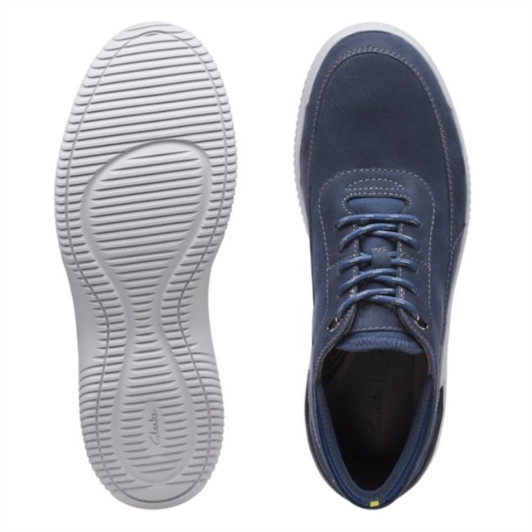 Clarks Donaway Encaje Nubuck Azul Marino Nubuck Azul Marino