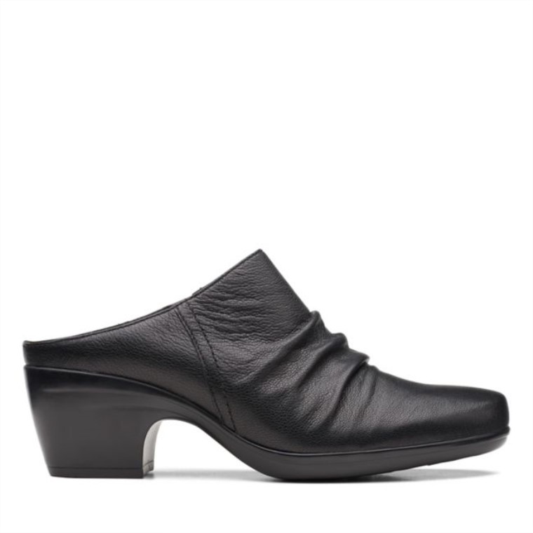 Clarks Emily Encanto Cuero Negro Cuero Negro