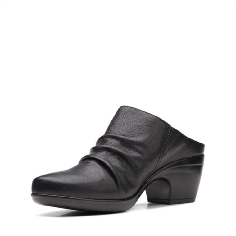 Clarks Emily Encanto Cuero Negro Cuero Negro