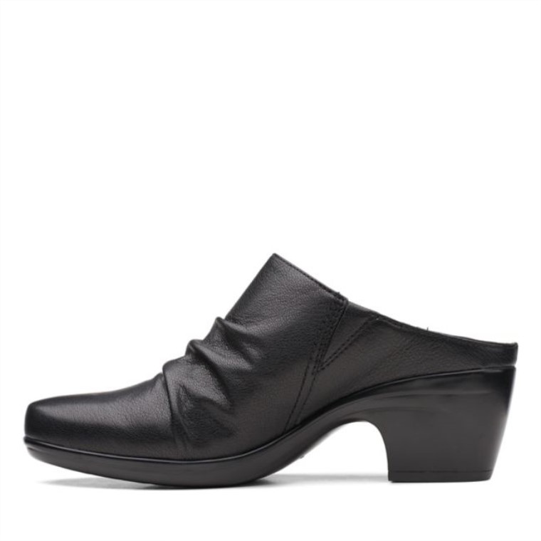 Clarks Emily Encanto Cuero Negro Cuero Negro