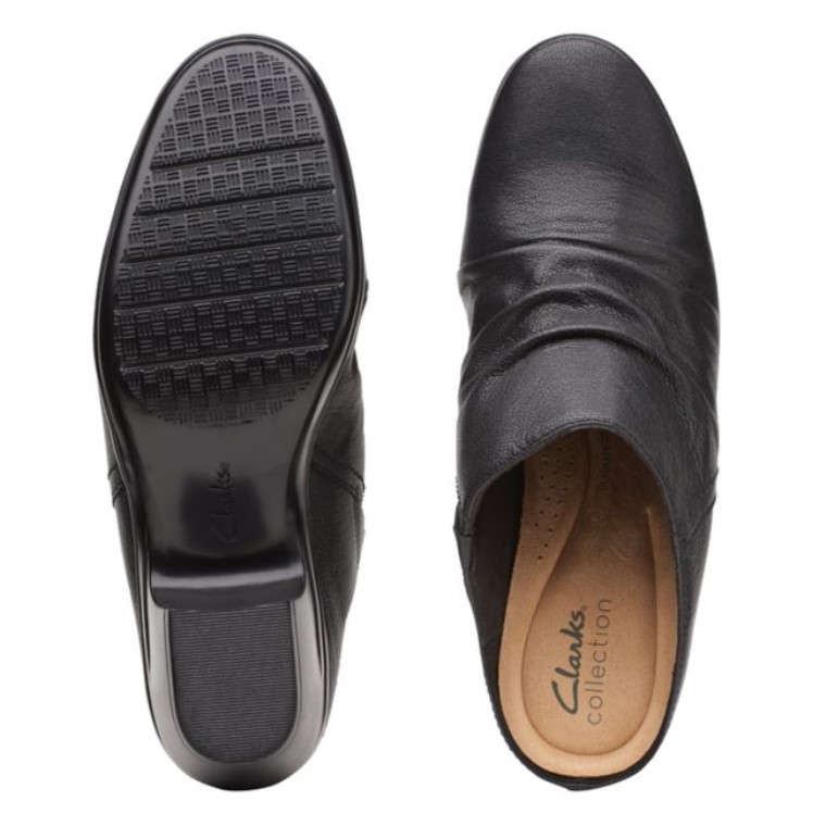 Clarks Emily Encanto Cuero Negro Cuero Negro