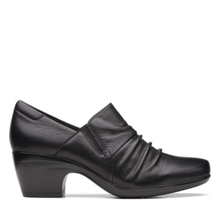 Clarks Emily Cove Cuero Negro Cuero Negro