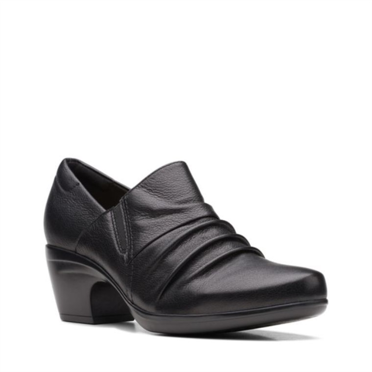 Clarks Emily Cove Cuero Negro Cuero Negro