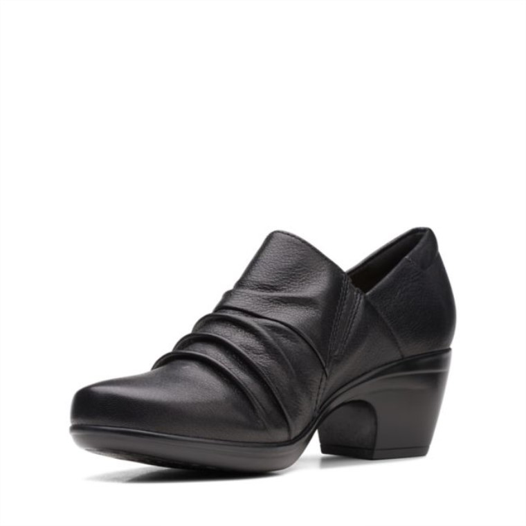 Clarks Emily Cove Cuero Negro Cuero Negro