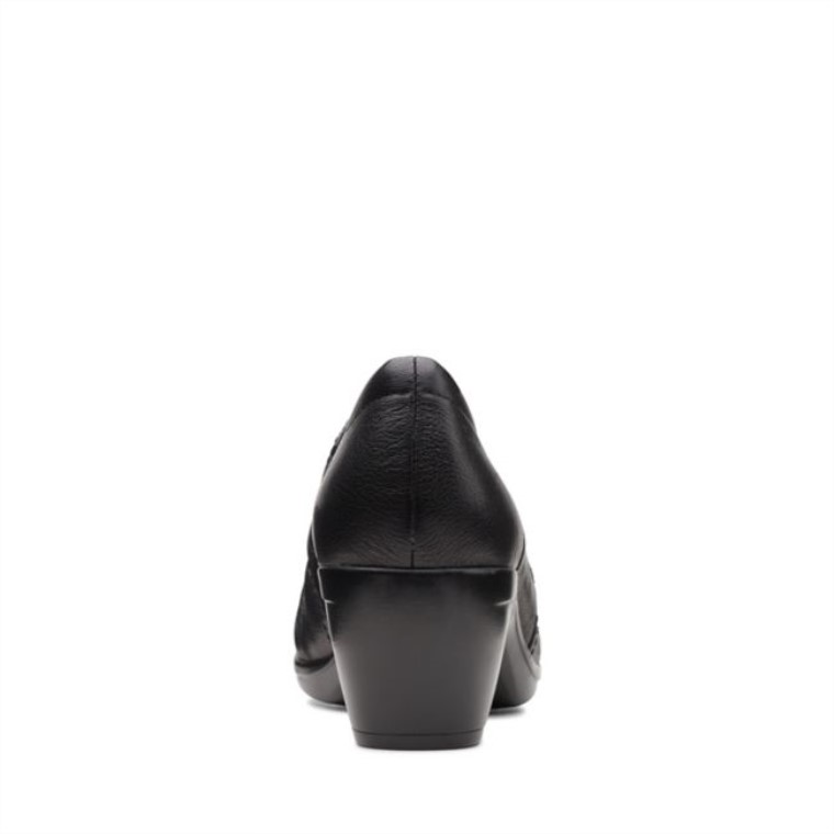 Clarks Emily Cove Cuero Negro Cuero Negro