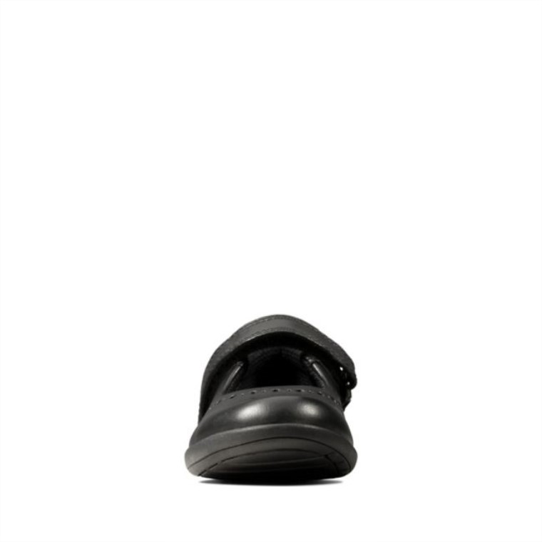 Clarks Etch Craft Niño Cuero Negro Cuero Negro
