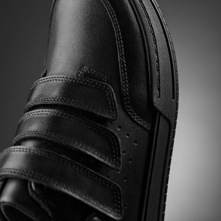 Clarks Fawn Bar Juvenil Cuero Negro Cuero Negro