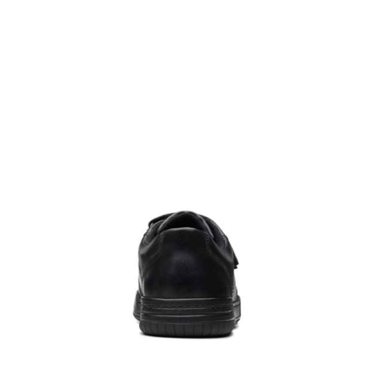 Clarks Fawn Bar Juvenil Cuero Negro Cuero Negro