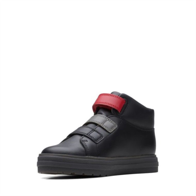 Clarks Flare Show Niño Combinación Negra Combinación Negra