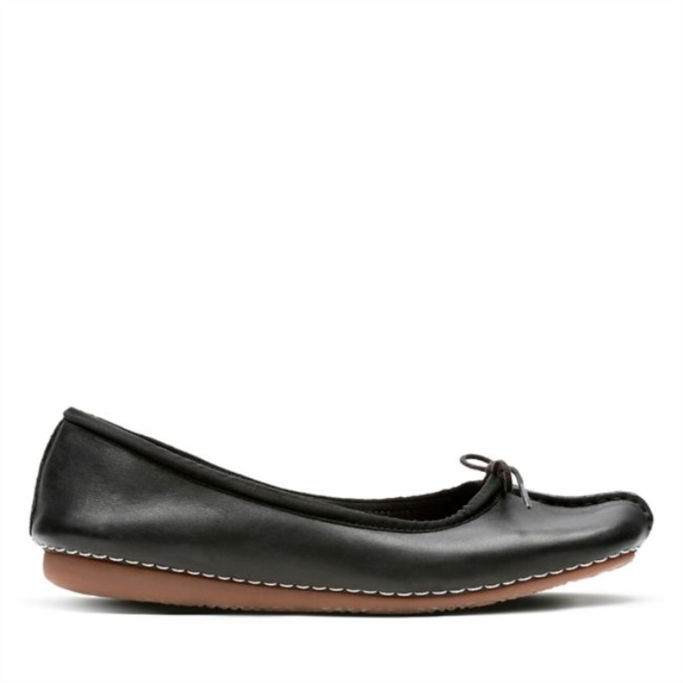 Clarks Freckle Ice Cuero Negro Cuero Negro