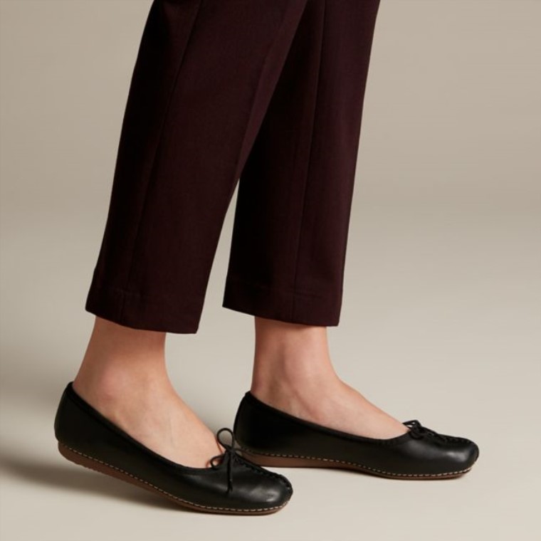 Clarks Freckle Ice Cuero Negro Cuero Negro