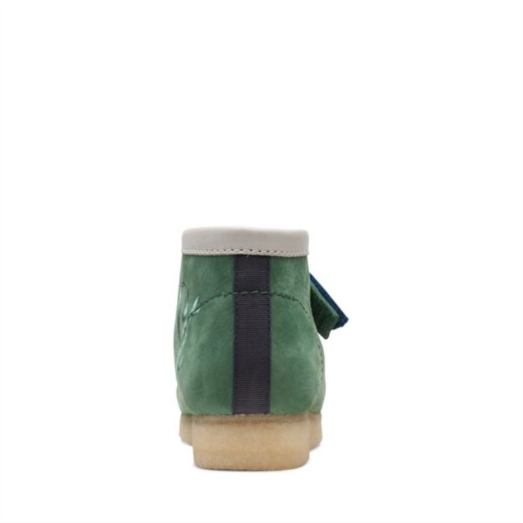 Botas De Nubuck Verde Clarks Wallabee Vcy Verde Nubuck