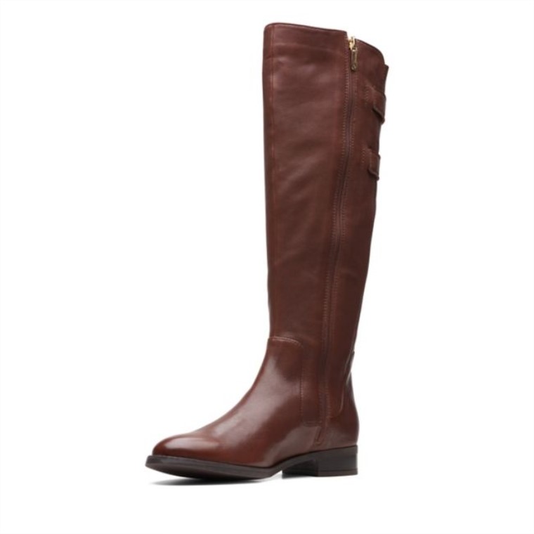 Clarks Hamble Up Cuero Bronceado Británico Cuero Bronceado Británico
