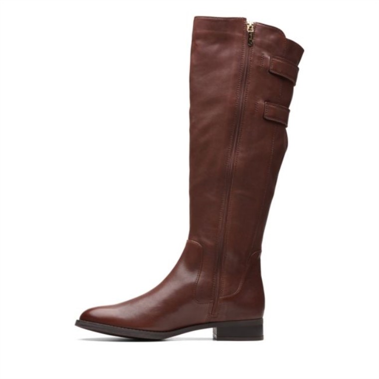 Clarks Hamble Up Cuero Bronceado Británico Cuero Bronceado Británico