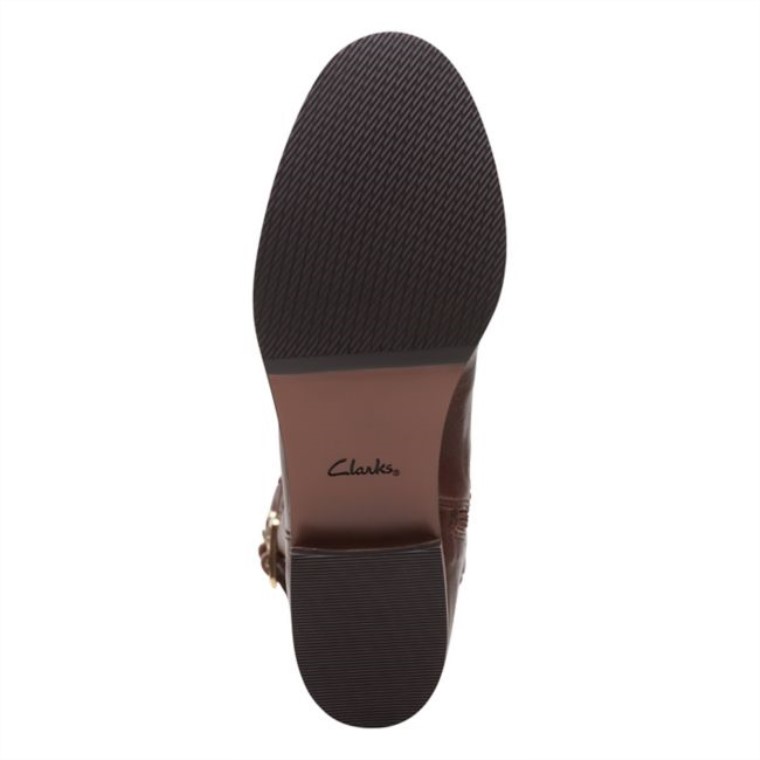 Clarks Hamble Up Cuero Bronceado Británico Cuero Bronceado Británico