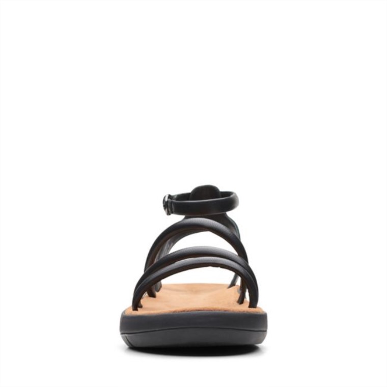 Clarks Style Jemsa Cuero Negro Cuero Negro
