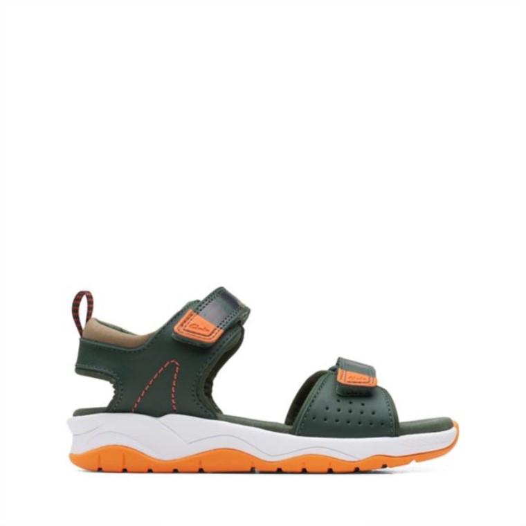 Clarks Khaki Combi C Lowder Estampado Niño Khaki Combi