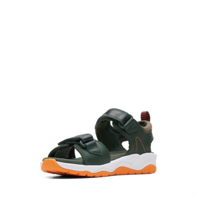 Clarks Khaki Combi C Lowder Estampado Niño Khaki Combi